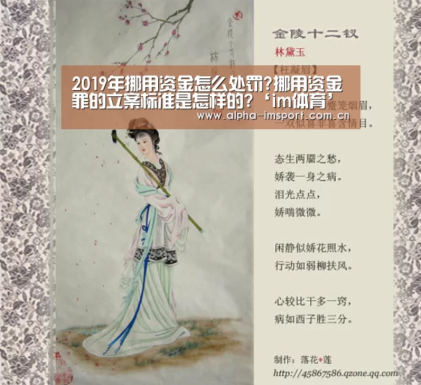2019年挪用资金怎么处罚?挪用资金罪的立案标准是怎样的?‘im体育’(图1) im体育